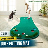 Detailed information about the product Home Golf Putting Mat Putting Green With Slope Golf Training Course-Artificial Grass Surface