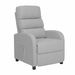 Home Recliner Chair - Linen Fabric Sofa Lounge Armchair SHILOH GREY. Available at Crazy Sales for $229.97