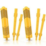 Detailed information about the product Hot Tub Mineral Stick Spa Filter Cartridge Insert 2 Pcs Parts Hottub Swimming Pool Fish Koi Pond Supplies Yellow