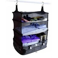 Detailed information about the product Housewares Stow-N-Go Luggage And Travel Organizer Travel Storage Compartment