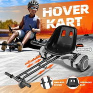 Detailed information about the product Hover Go Kart Seat Holder Stand Hoverboard Attachment Adjustable Self Balancing Ride On Off Road Sit Down Two Rods Auto Reset for Kids Adults