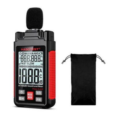 HT602B Digital Handheld DB Meter Sound Level Meters Noise Audio Meter 30-130DB Decibels Sound Meter