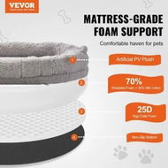 Detailed information about the product Human Dog Bed 1820x1220x250 mm Human Size Dog Bean Bed Washable PV Velvet