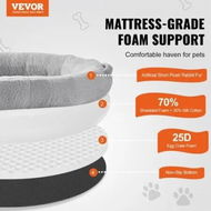 Detailed information about the product Human Dog Bed 1825x1220x254 mm Human Size Dog Bed Washable Faux Rabbit Fur