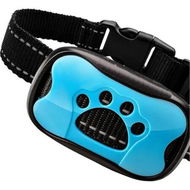 Detailed information about the product Humane Anti-Bark Dog Collar No Harming Shock with Vibration/Beep 2 Modes for Training Small Medium Large Dogs, Automatic Without Remot (Blue)