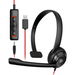 HW02 USB Headset with Microphone Noise Cancelling & in-line Control,Ultra Comfort Computer Headset for Laptop pc,On-Ear Wired Office Call Center Headphone. Available at Crazy Sales for $29.99