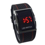 Detailed information about the product HY-2 Men's Fashionable Digital Wrist Watch with LED Black