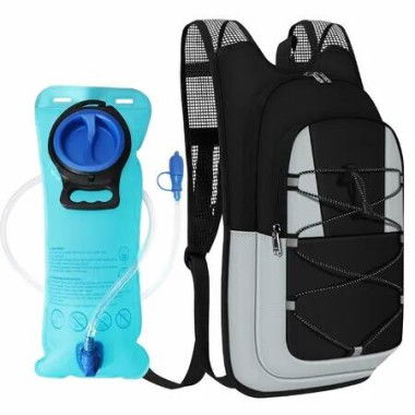 Hydration Backpack Lightweight Water Backpack with 2L Water Bladder Bag,Running Hydration Vest Backpack,Hydration Pack for Hiking,Cycling,Climbing