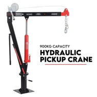 Detailed information about the product Hydraulic Crane 900kg Pickup Swivel Ute Truck Trailer Lift Hoist Winch Haul