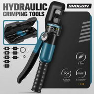 Detailed information about the product Hydraulic Crimping Tool Kit 8 Ton Electrical Wire Lug Terminal Crimper 12AWG Battery Cable Cutter Power Force 8 Dies 4-70mm Auto Repairing Tool