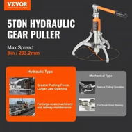 Detailed information about the product Hydraulic Gear Puller 5 Ton Wheel Pulley Bearing 2 or 3-Jaw with Case