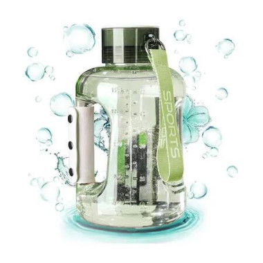 Hydrogen Water Bottle Generator Rich Concentration SPE PEM Sports Pure 1500ml 2500PPD Portable Green