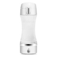 Detailed information about the product Hydrogen Water Bottle, Portable Hydrogen Water Maker Generator Rechargeable H2 Hydrogen-Rich Pure Glass Water Bottle 380 ML White