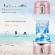 Detailed information about the product Hydrogen Water Bottle Portable Maker Generator Rechargeable H2 Rich Pure Glass 380 ML Pink Hydration Device