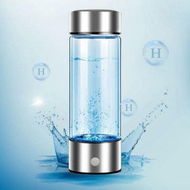 Detailed information about the product Hydrogen Water Bottle,Portable Hydrogen Water Bottle Generator,Ion Water Bottle Improve Water Quality in 3 Minutes,Water Ionizer Machin (Silver)