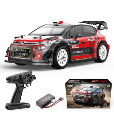 Hyper GO 14303 1/14 Citroen C3 Fast RC Cars for Men Women, Max 40mph Brushless RC Drift Car with Gyro, 4WD RTR High Speed RC Rally Car