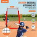 I Screen Baseball for Batting Cage 7x4 ft Baseball & Softball Safety Screen Body Protector Portable Batting Screen with Carry Bag & Ground Stakes Baseball. Available at Crazy Sales for $79.95