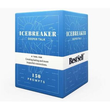 Ice Breakers 150 prompts Deeper Talk Deck Improve Your Conversations and Foster Deeper Connections for Friends, Coworkers, Family, Dates