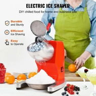 Detailed information about the product Ice Crushers Machine 220lbs Per Hour Electric Snow Cone Maker with 4 Blades Stainless Steel Shaved Ice Machine with Cover and Bowl 300W Ice Shaver Machine