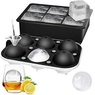 Detailed information about the product Ice Cube Trays (Set of 2), Sphere Ice Ball Maker with Lid & Large Square Ice Cube Maker for Whiskey, Cocktails and Homemade, Keep Drinks Chilled