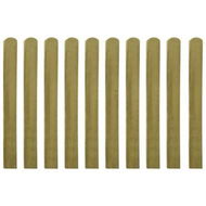 Detailed information about the product Impregnated Fence Slats 10 pcs Wood 100 cm