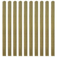 Detailed information about the product Impregnated Fence Slats 10 pcs Wood 140 cm