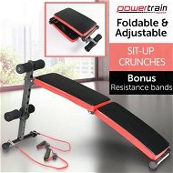 Detailed information about the product Incline Sit Up Bench With Resistance Bands