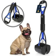 Detailed information about the product Indestructible Pooper Scooper for All Dogs: Scoop Waste Effortlessly with Our Non-Breakable Design (Blue)