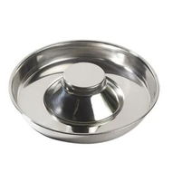 Detailed information about the product Indigestion Prevented Slow Feeder Dog Bowl: Eco-Friendly Stainless Steel 30cm Durable Bowl