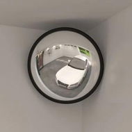 Detailed information about the product Indoor Convex Traffic Mirror Black Ã˜40 cm Acrylic
