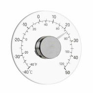 Detailed information about the product Indoor Outdoor Window Thermometer, Transparent Dial, Weather Thermometer, Accurate Readings for Home, Office, Patio