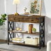 Industrial Console Table with Drawer Hall Entryway Bar Side Sofa Wooden Accent Couch Lamp Open Storage Shelf Narrow Display Cabinet 100x30x80cm. Available at Crazy Sales for $129.95