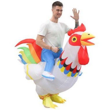 Inflatable Animal Costume Funny Costume For Halloween Christmas Party (Suitable For Height 150-190)