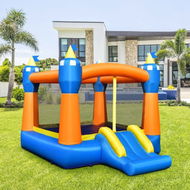 Detailed information about the product Inflatable Bounce House With Slide & Basketball Rim (without Air Blower)