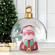 Detailed information about the product Inflatable Christmas Ball,PVC Inflatable Decorated Ball,Christmas Outdoor Indoor Decorations,Christmas 3D Decorative Ball,Santa Claus