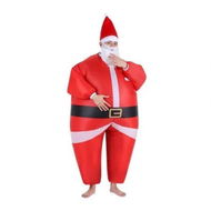 Detailed information about the product Inflatable Christmas Santa Claus Costume Adult Suit Blow Up Party Fancy Dress Xmas Cosplay