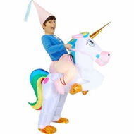 Detailed information about the product Inflatable Costumes Unicorn Fancy Costume Halloween Cosplay Fantasy Costume Kids 80-120CM