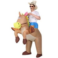 Detailed information about the product Inflatable Cowboy Costume Adult Suit Blow Up Party Fancy Dress Halloween Cosplay