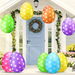 Inflatable Easter Eggs Decorations Outdoor Colourful 16 Inch Easter Party Yard Garden Lawn Ornaments 6 Pack. Available at Crazy Sales for $49.99