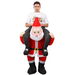 Inflatable Santa Claus Ride-On Costume Blow-Up Christmas Cosplay Suit for Adults. Available at Crazy Sales for $39.95