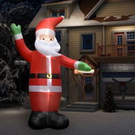 Detailed information about the product Inflatable Santa Claus with LEDs Christmas Decoration IP44 4.5 m