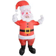 Detailed information about the product Inflatable Santa Shape Cosplay Christmas Inflatable Fancy Dress Adults Fun Merchandise Costume Set Women Men Gift Event Party,Suitable for Height 150-190 CM