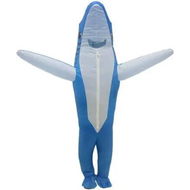 Detailed information about the product Inflatable Shark Costume for (150-190cm) for a Jaw-Dropping Halloween or Costume Party 150-190cm