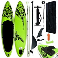 Detailed information about the product Inflatable Stand Up Paddleboard Set 320x76x15 Cm Green