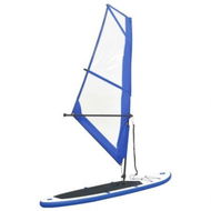 Detailed information about the product Inflatable Stand Up Paddleboard With Sail Set Blue And White