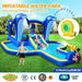 Inflatable Water Park Blow Up Slide Bouncy Castle Bouncer Activity Centre Sliding Jumping Climbing Splash Bounce Playground with Cannon Target Dart. Available at Crazy Sales for $549.95