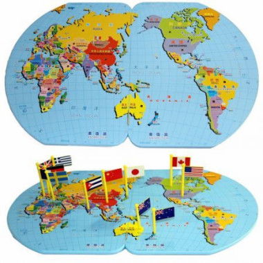 Innovation Map Of The World Knowledge Childrens Educational Toy Intelligence