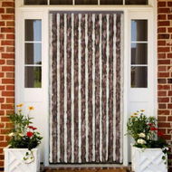 Detailed information about the product Insect Curtain Beige And Light Brown 100x220 Cm Chenille