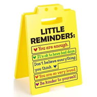 Detailed information about the product Inspirational Positive Gifts Women, Motivational MentalSelf Love Gift for Men Coworker College, Little Reminders Office Dorm Decor Sign