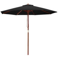 Detailed information about the product Instahut 2.7m Outdoor Umbrella Pole Umbrellas Beach Garden Sun Stand Patio Black